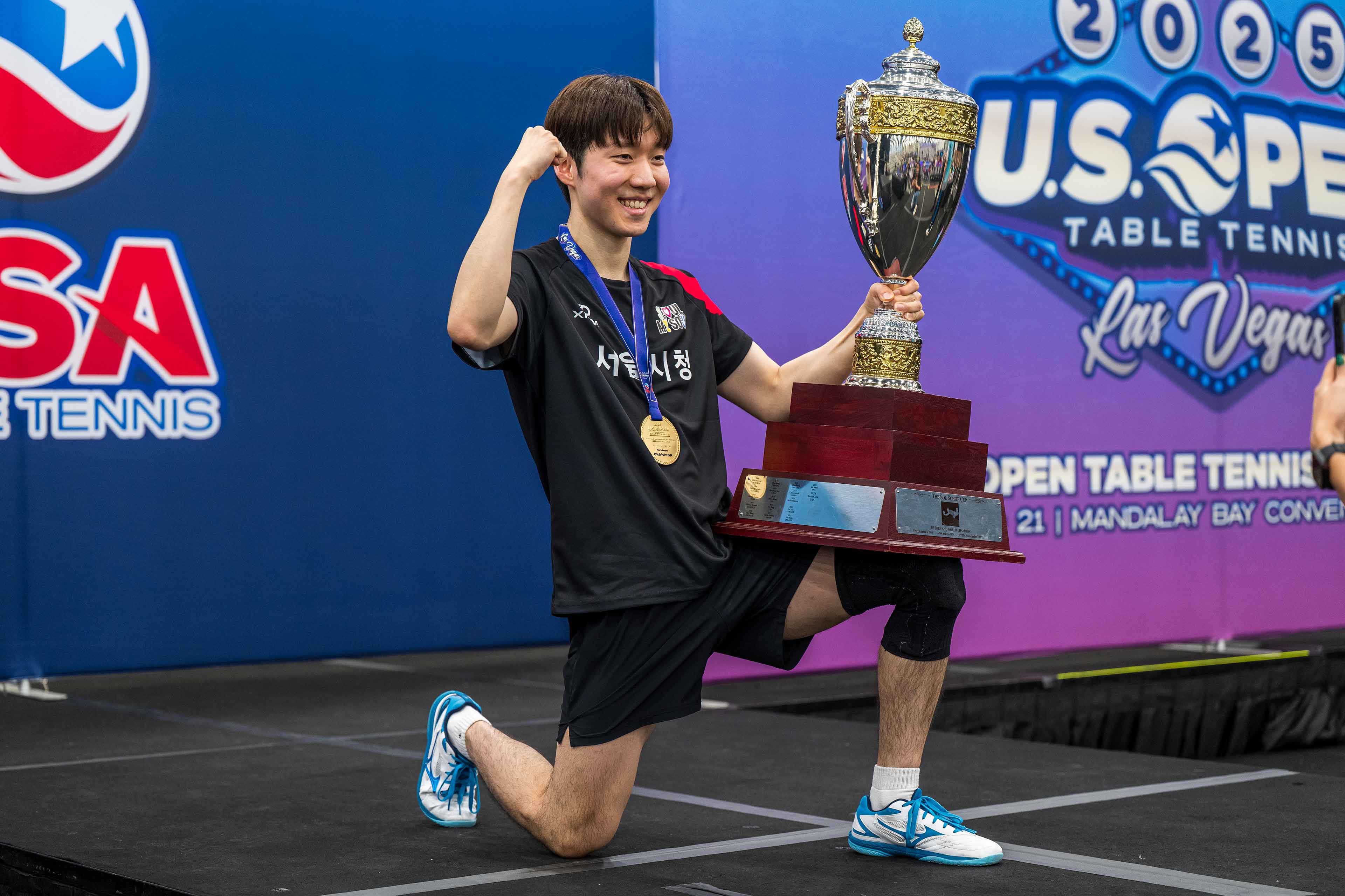 Guo Repeats as U.S. Open Champion, Oh Claims First Men's Singles